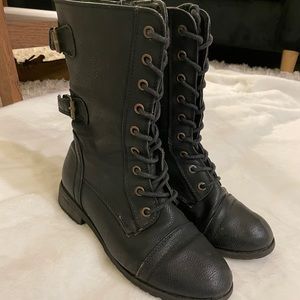 Black Combat Boots